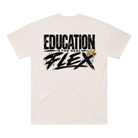 The Real Flex Oversized Tee - Bone