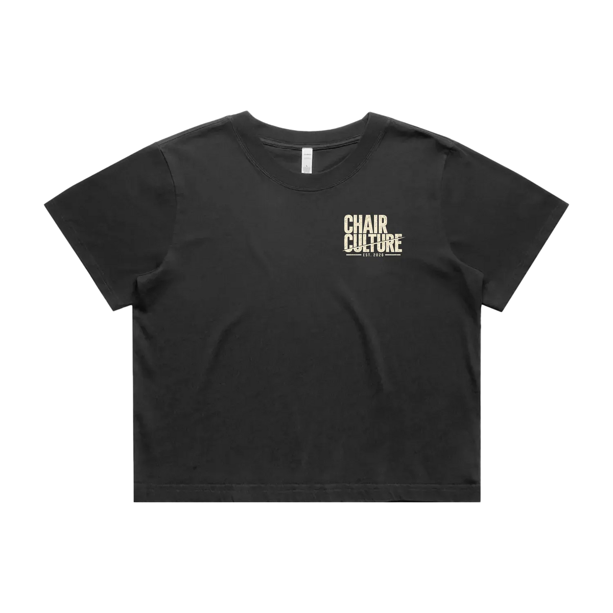 The Real Flex Crop Tee - Black